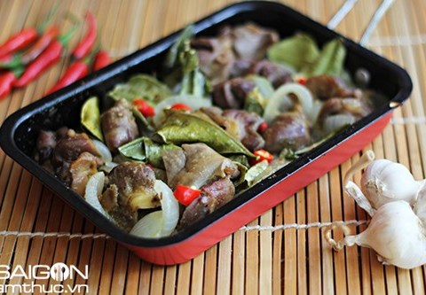 cach lam mon me ga xao la chanh la mieng ngon com Cách làm món mề gà xào lá chanh lạ miệng, ngon cơm