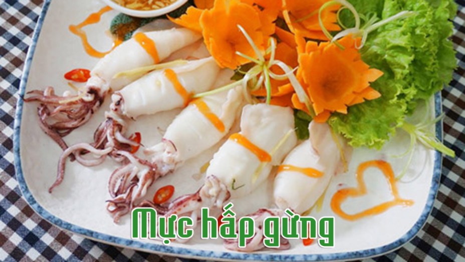 Cách làm món mực hấp gừng nóng hổi thơm nức