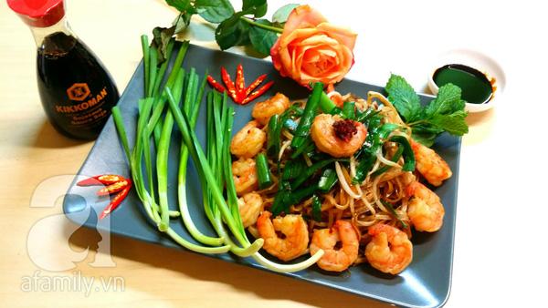 Cách làm món phở xào tôm thơm ngon, hấp dẫn