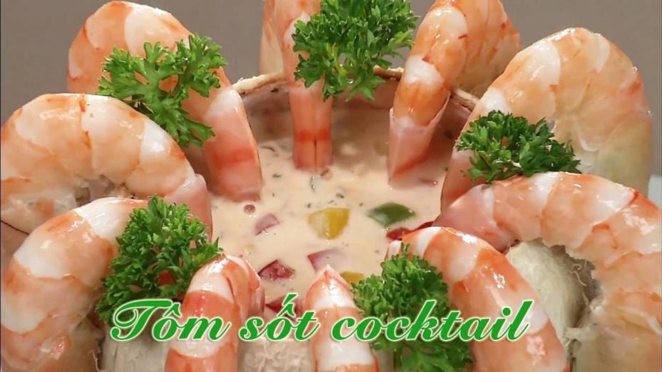 Cách làm món tôm xốt cocktail đẹp mắt, ngon lạ