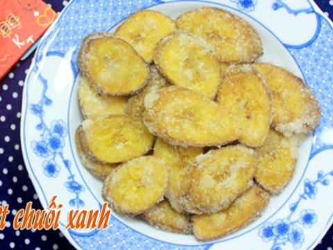 cach lam mut chuoi xanh ngon bui la mieng dai khach ngay tet Cách làm mứt chuối xanh ngon bùi, lạ miệng đãi khách ngày Tết