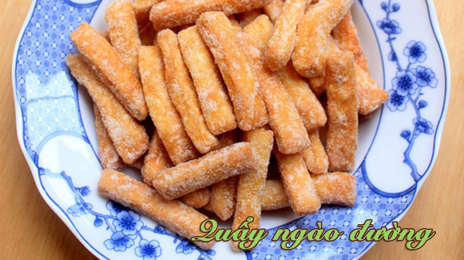 Cách làm quẩy ngào đường giòn ngon đón Tết