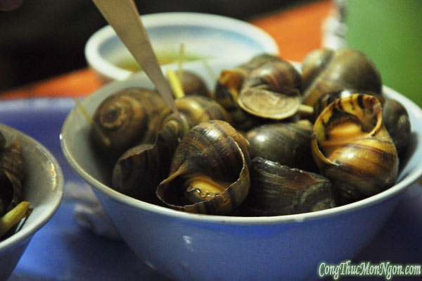 Cách làm sạch và luộc ốc ngon