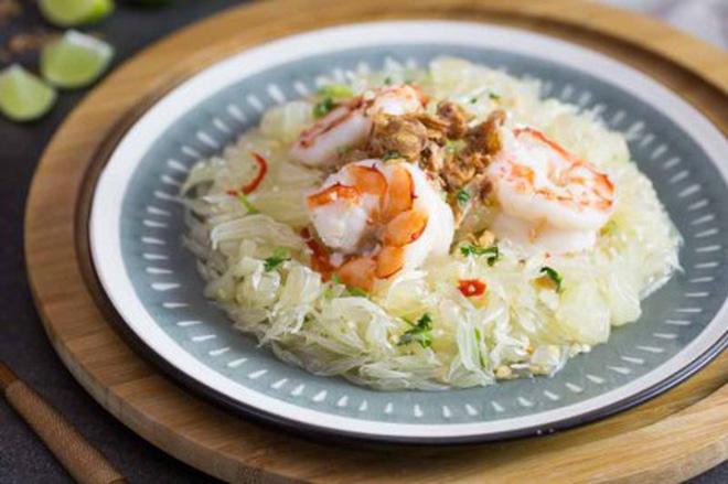 Cách làm salad tôm bưởi vừa ngon vừa tốt cho sức khỏe