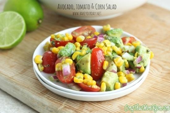 Cách làm salad trái bơ giải nhiệt mùa hè