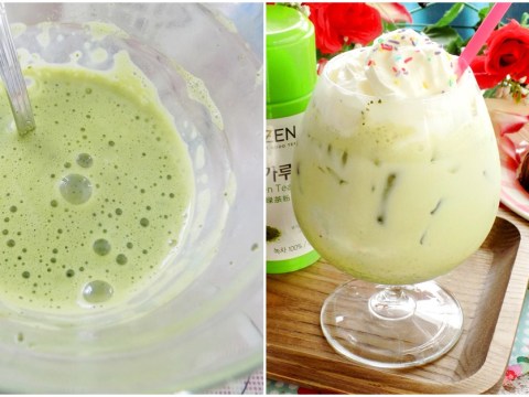 cach lam tra sua matcha thom ngon mat lanh chuan vi thach thuc nang he Cách làm trà sữa matcha thơm ngon mát lạnh, chuẩn vị thách thức nắng hè