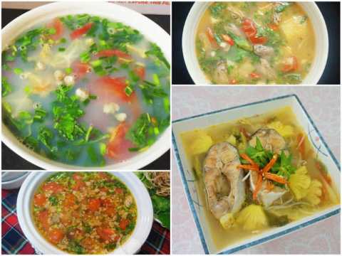 cach nau 4 mon canh chua ngon de an cho ngay he Cách nấu 4 món canh chua ngon, dễ ăn cho ngày hè