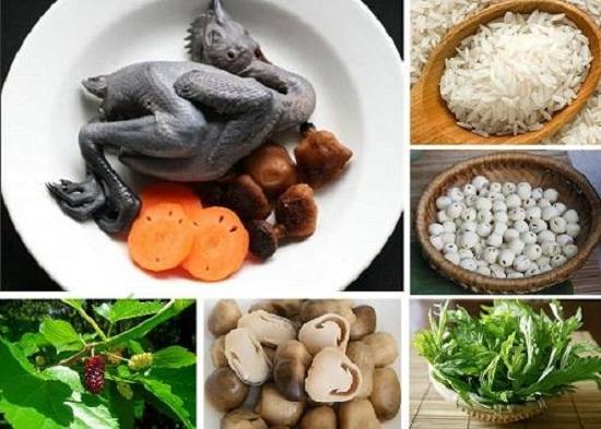 Cách nấu cháo gà ác bổ dưỡng