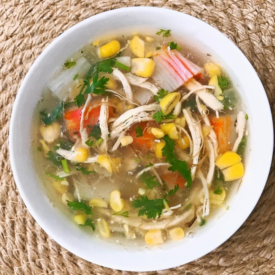 Cách nấu súp gà thanh cua
