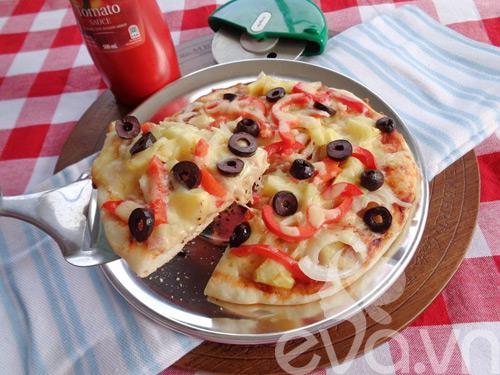 Cách nướng pizza bằng chảo siêu ngon