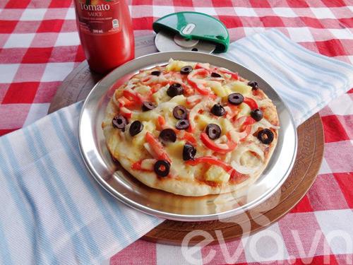 Cách nướng pizza bằng chảo siêu ngon