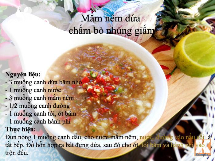 Cách pha các loại nước chấm cực đỉnh