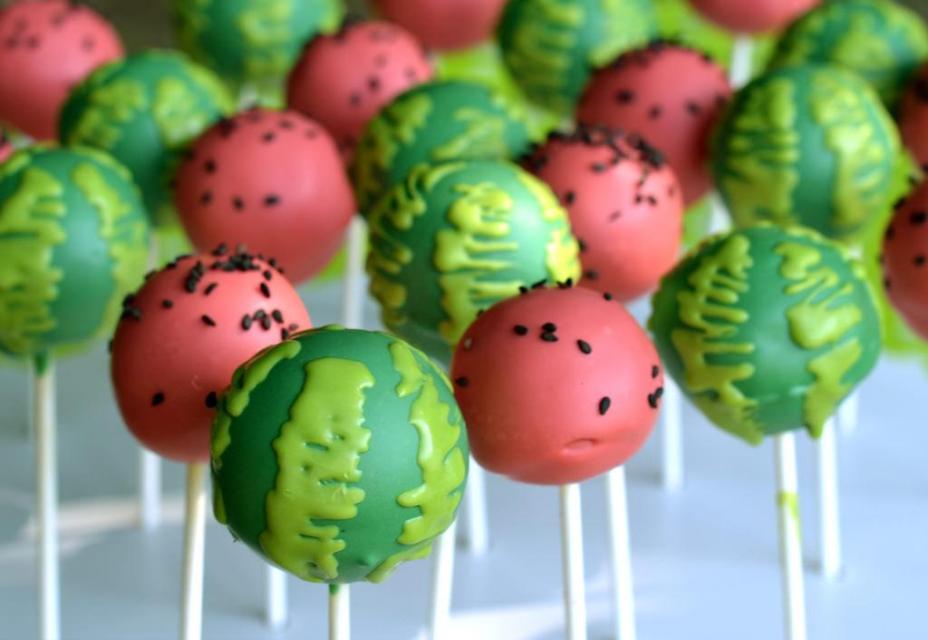Cakepop dưa hấu quá đẹp, quá ngon mà không khó làm