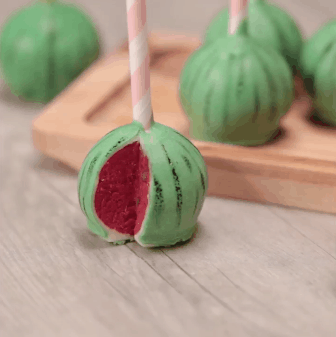 Cakepop dưa hấu quá đẹp, quá ngon mà không khó làm