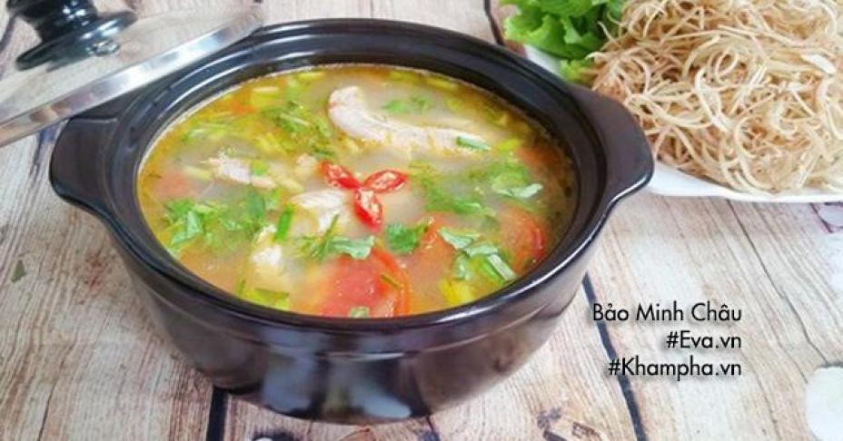 Canh cá khoai nấu chua thơm ngọt mà giải ngán hiệu quả