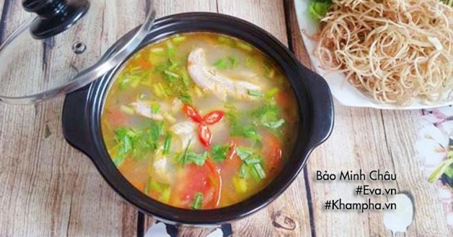 Canh cá khoai nấu chua thơm ngọt mà giải ngán hiệu quả