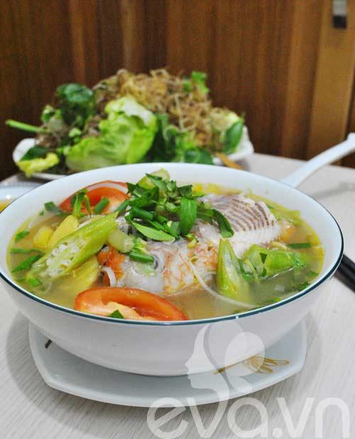 Canh cá nấu chua kiểu miền Nam