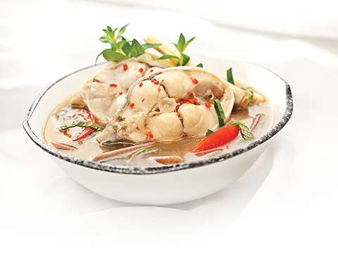 canh chua ca bop xot tuong Canh chua cá bớp xốt tương