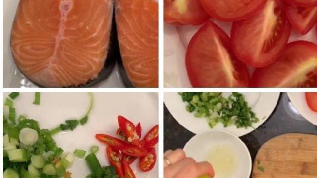 Canh chua cá hồi nấu ngó sen thanh mát, cho bữa tối 