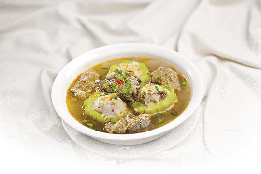 Canh cua khổ qua