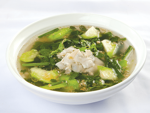 canh den com nau ngheu Canh dền cơm nấu nghêu