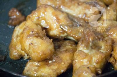 Cánh gà chiên sốt me chua giòn hấp dẫn