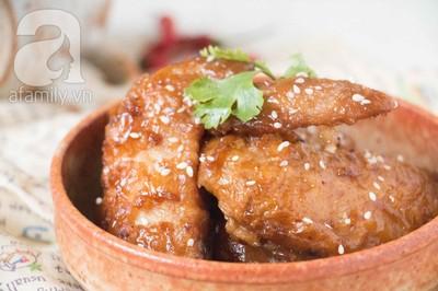 Cánh gà chiên sốt me chua giòn hấp dẫn