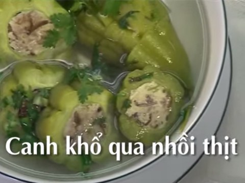 canh kho qua ham thit Canh khổ qua hầm thịt