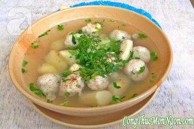 canh khoai so ngot lanh ngon mieng Canh khoai sọ ngọt lành ngon miệng