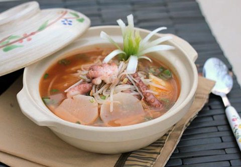 canh kim chi bach tuoc gion chua cay la mieng hap dan Canh kim chi bạch tuộc giòn, chua, cay lạ miệng, hấp dẫn