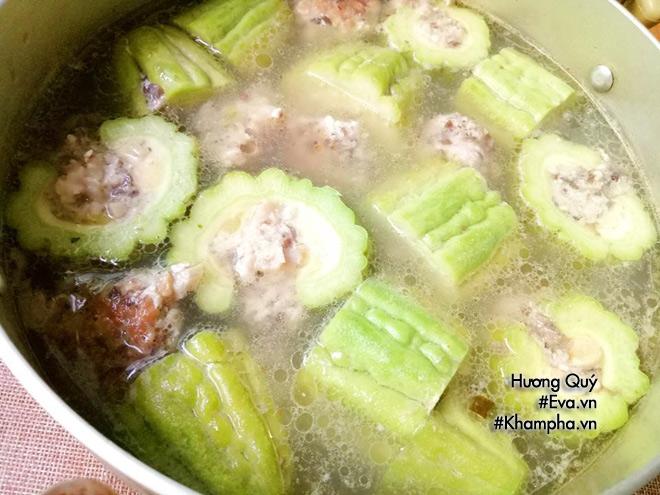 Canh mướp đắng nhồi thịt, món ngon vừa mát vừa bổ