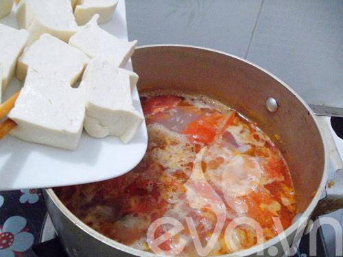 Canh ngao đậu phụ - món ngon giản dị