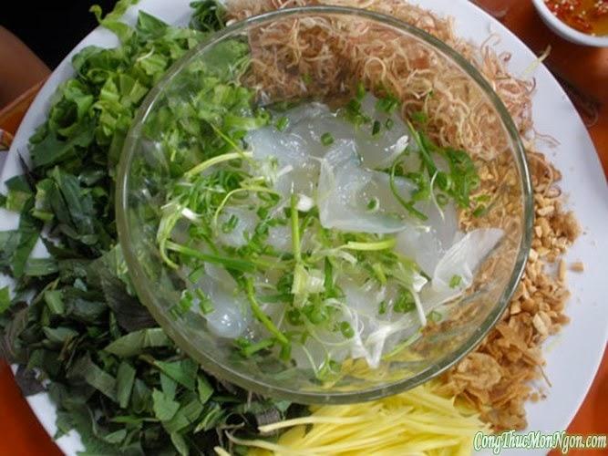 Canh riêu cá ngần chua chua ngon cơm