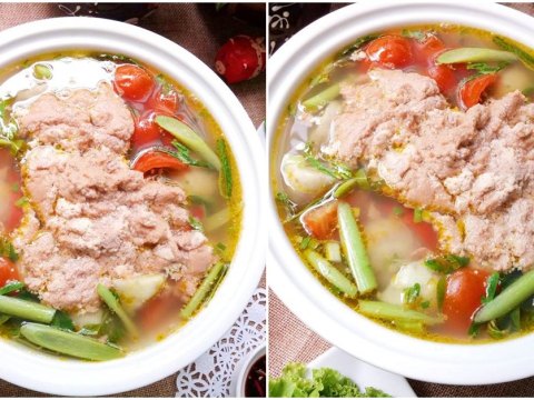 canh rieu cua khoai so mon canh ngon cho ngay nong Canh riêu cua khoai sọ, món canh ngon cho ngày nóng