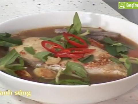 canh sung ca bong lau Canh súng cá bông lau