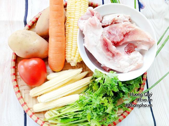 Canh sườn sụn rau củ chuẩn vị, đậm đà đưa cơm