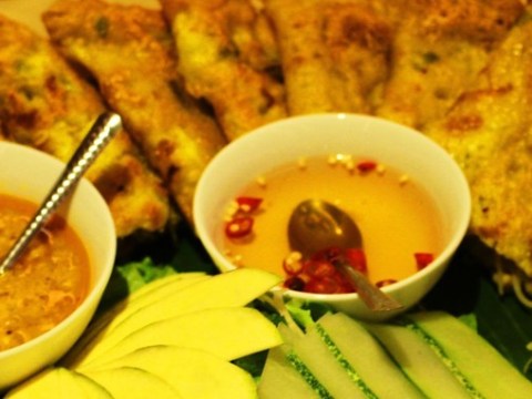 chan chat banh xeo bon mua que huong Chân chất bánh xèo "bốn mùa" quê hương