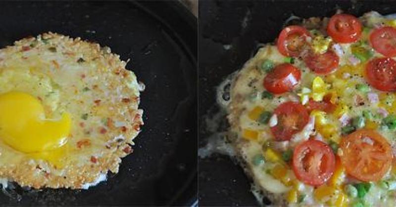 Chẳng cần lò nướng và dùng cơm nguội tôi vẫn làm được pizza cơm giòn ngon tuyệt đối