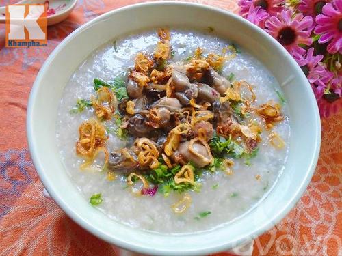 Cháo hàu thơm ngon, bổ dưỡng cho bữa sáng