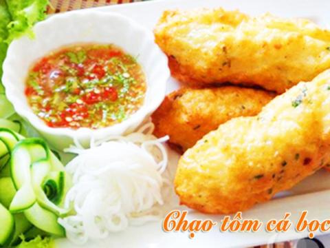 chao tom ca boc sa thom lung ca bep Chạo tôm cá bọc sả thơm lừng cả bếp