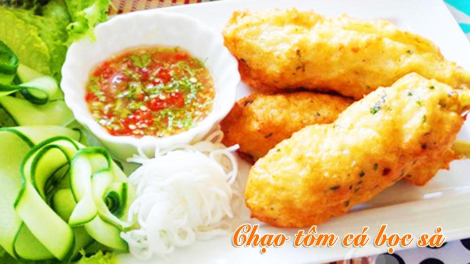 Chạo tôm cá bọc sả thơm lừng cả bếp