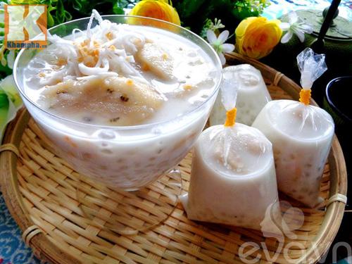 Chè chuối cốt dừa ngon mát, ngọt thơm