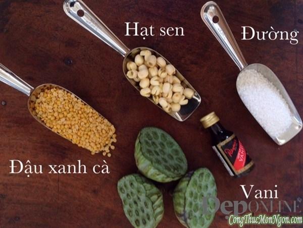 Chè đậu xanh hạt sen vừa mát vừa bổ