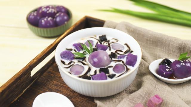 Chè khoai lang tím sương sáo