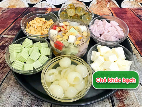 Chè khúc bạch mát lạnh ngày hè