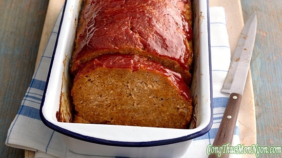 Công thức làm Meatloaf gà tây cực hấp dẫn