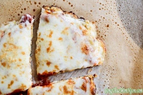 Công thức làm món bánh pizza súp lơ