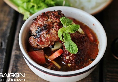 cong thuc lam mon bun cha nuong than ha noi thom ngon du vi Công thức làm món bún chả nướng than Hà Nội thơm ngon đủ vị