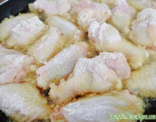 Công thức làm món cánh gà xào dứa