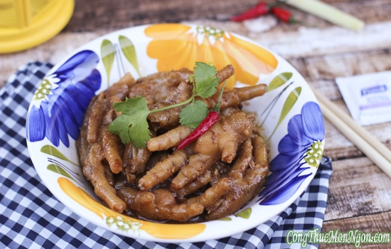 Công thức làm món chân gà hầm